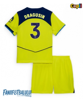 Tottenham Hotspur Radu Dragusin #3 Echipament de Fotbal Replică 2025-26 Copii Treilea (+ Șorturi)